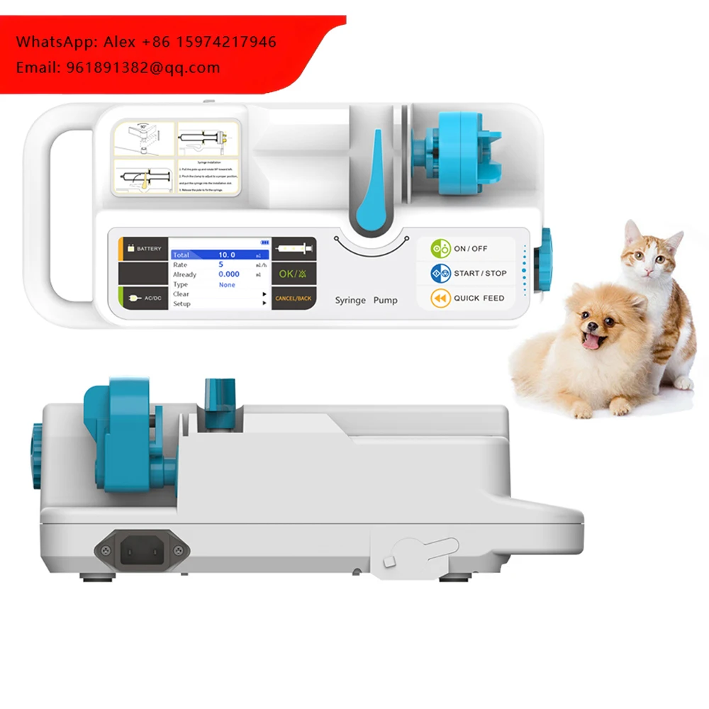 

SP950Vet Digital Ambulatory Medical Iv Price Veterinary Infusion Syringe Pump For Sale