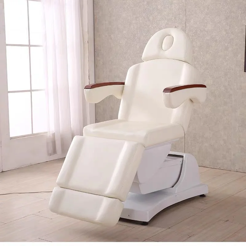 

Massage Table Modern Beauty Salon Treatment Lounger Stretcher Hydraulic Eyelash Chair Massageliege Bed Electric Spa MRC-057