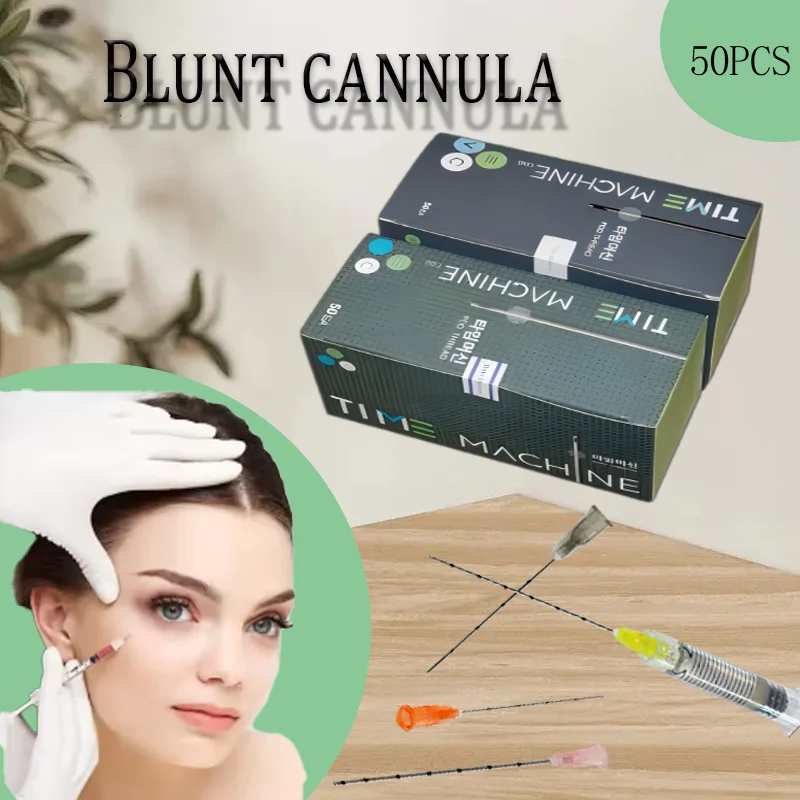 

Medical Sterile microcannula 18G 23G 25g 27G 50mm 70mm Blunt Tip Micro Cannula Needle for Injectable Hyaluronic Acid Fillers