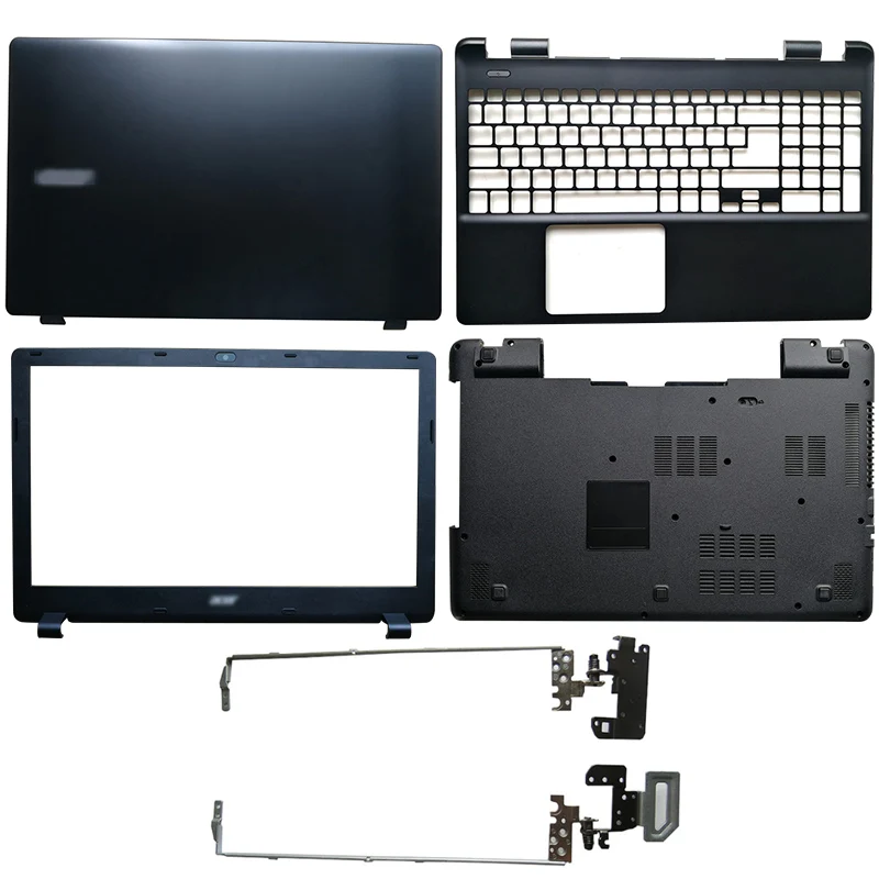 NEW Laptop LCD Back Cover/Front bezel/Hinges/Palmrest/Bottom Case For Acer E5-571 E5-551 E5-521 E5-511 E5-511G E5-511P E5-551G