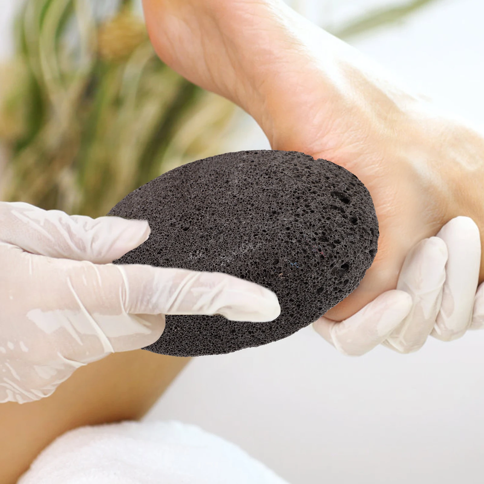 

2Pcs Pumice Callus Scrubber Spa Foot Pumice Stone Pedicure Tool Dead Skin Remover Nail File Foot Care Accessories