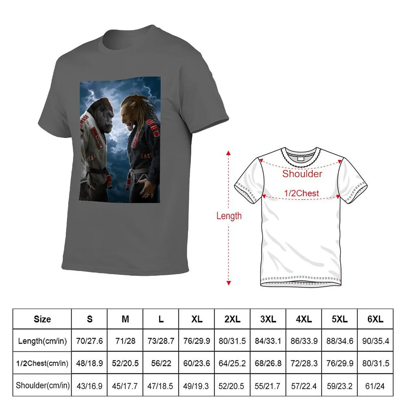 تي شيرت الشرق مقابل الغرب تي شيرت للرجال تي شيرت جرافيك تي شيرت رجالي قطن تي شيرت #5