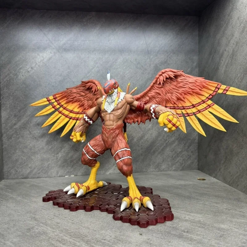 

7,08-дюймовая модель персонажа Digimon с анимированным зверем Гауда, крутые и реалистичные 3d статуи, модные игровые украшения, портативные коллекционные предметы