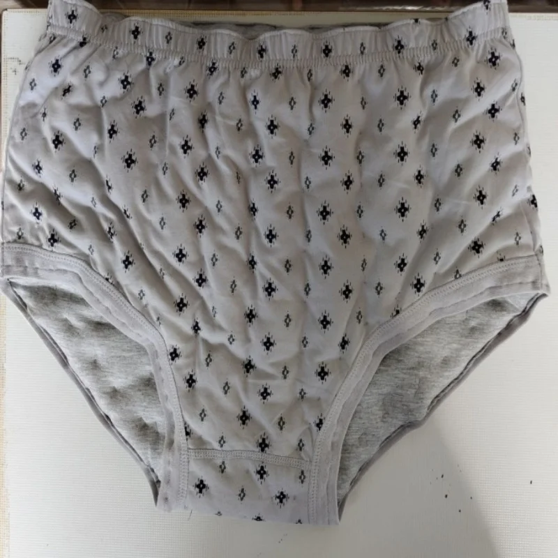 

Men's Handmade Soft Briefs Fill Cotton Plus Size Big Puffy Warm Panties Fetish High Waist Briefs BF Dance Club Private Party