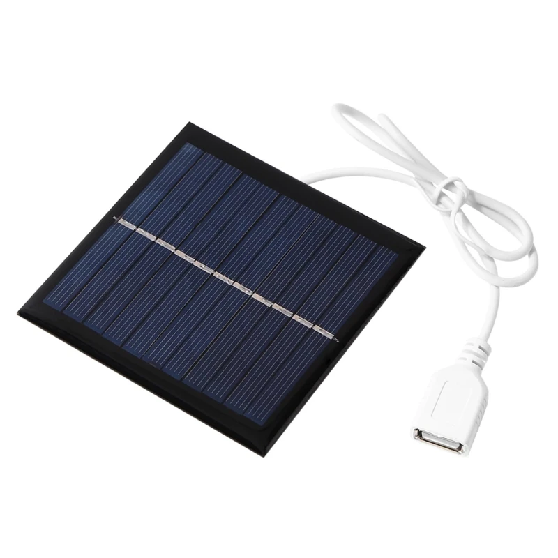 

Y1UB 1W 5.5V USB Mini Solar Panel DIY Solar System，High Capacity Solar Power Bank External Battery Pack for Smart Phones