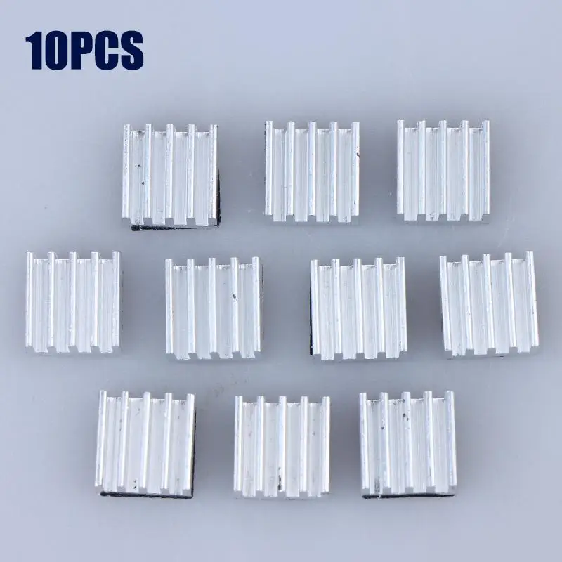 

Pack of 10 Aluminum Heatsink Radiator for A4988 Stepper Motor Driver 3D Printer Parts