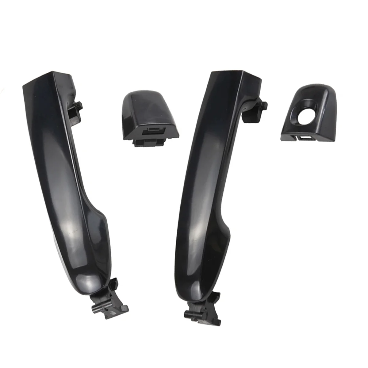 1Set Exterior Rear Door Handle for Lexus Toyota GX460 4Runner 10-21 Toyota Camry 12-17 69210-60170 69250-60060 Black