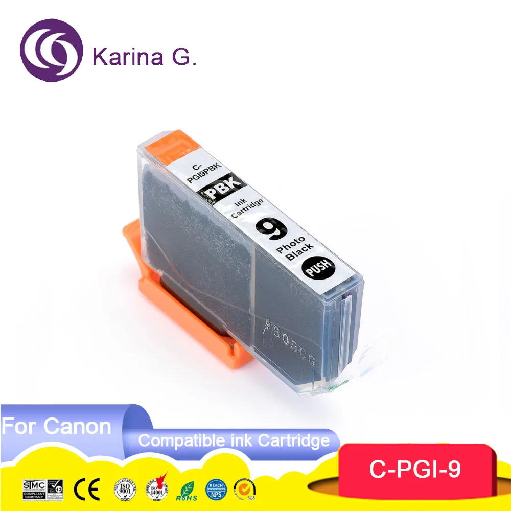 PGI-9 PGI9 For Canon PGI-9 With Chip Compatible Ink Cartridge For Canon MX7600/iX7000/IX7000 RFB MX7600/Pro9500