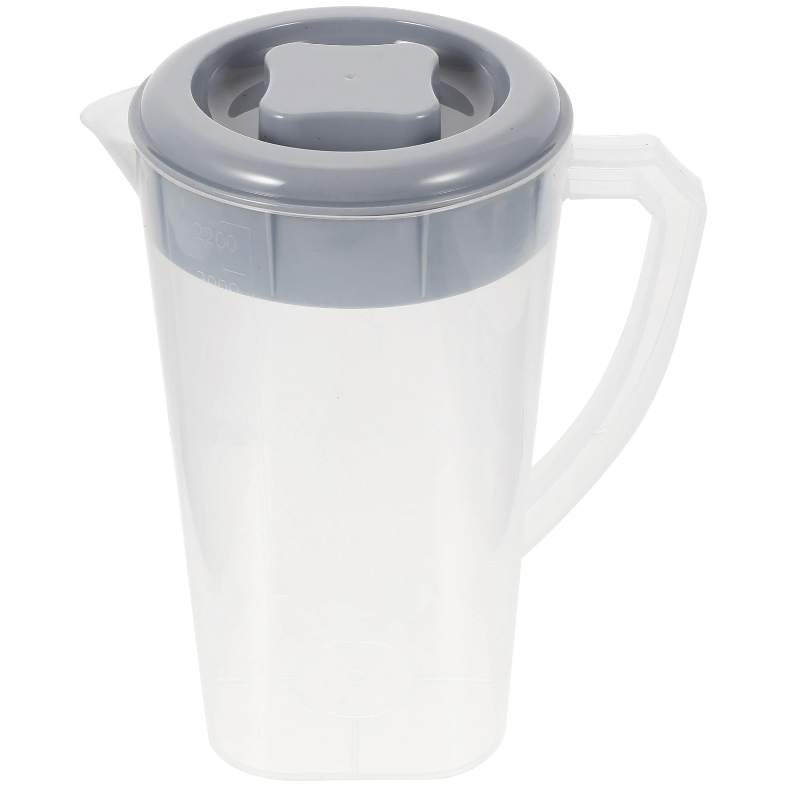 

Clear Water Iced Tea Lemonade Juice Jug With Lid Cold Beverage Drink Container Ergonomic Handle Glass Jar For Drinks Beverage