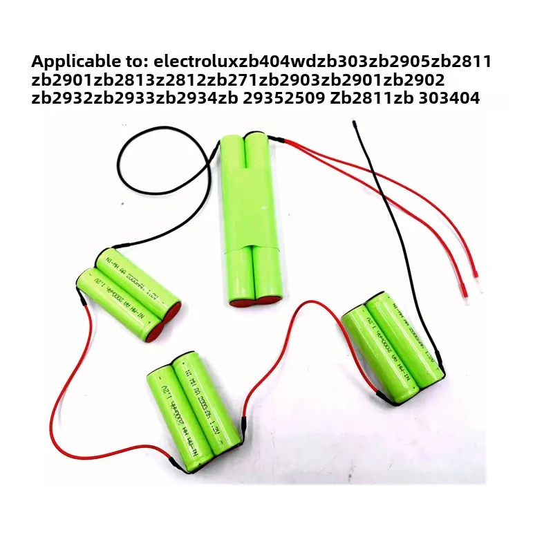New 12V 2500mAh NI-MH Battery For Electrolux ZB2901 ZB2902 2903 2905 2911 2932 ZB 2933 2935 2811 2813 Vacuum Cleaner Accumulator
