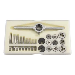 Unique 31 Piece Screw Thread Plugs Taps and Die Set with High Speed Steel Material for Maximum Durability and Performance