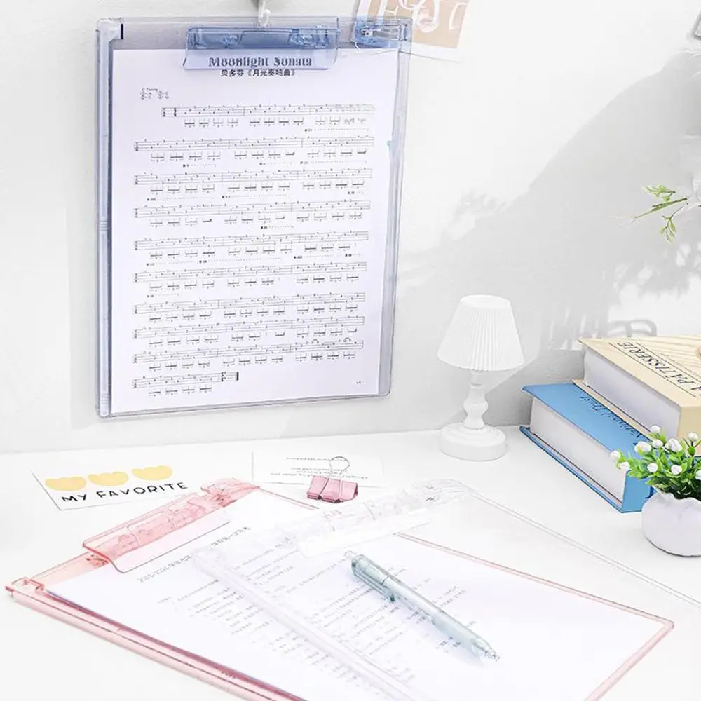 

Многофункциональная акриловая папка для файлов формата А4, прозрачная вертикальная шина для письма, утолщенная скрепка для бумаг, студенты