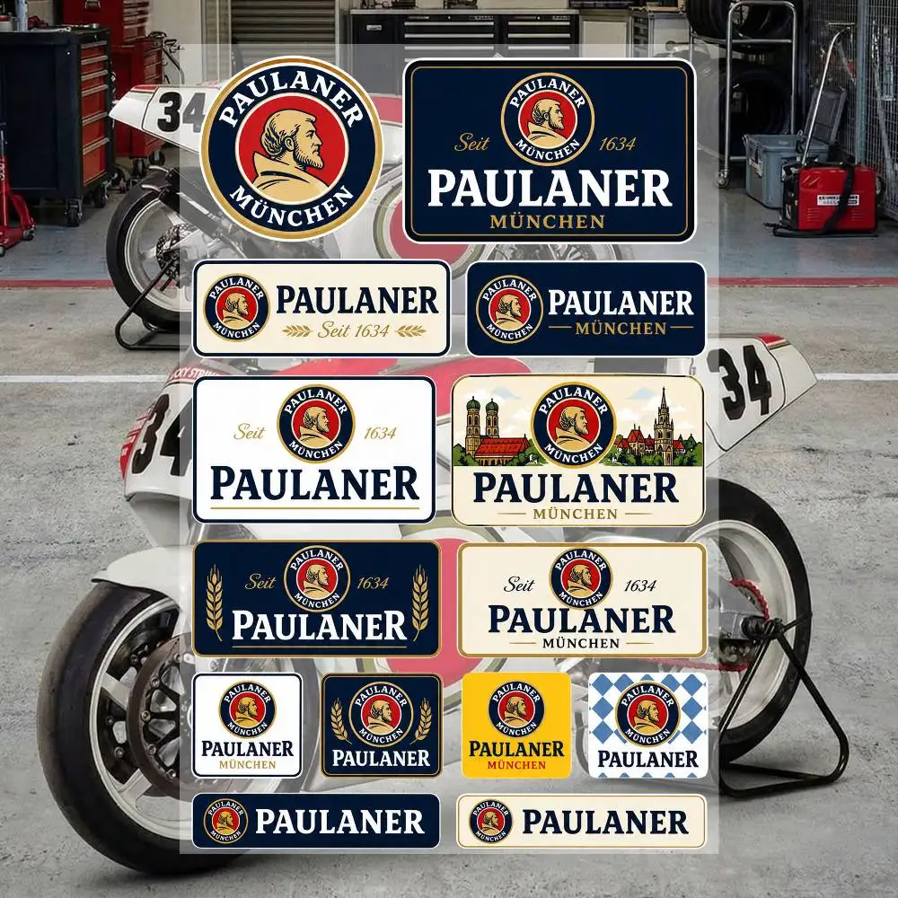 P-AUL-AN-ER Ästhetische Graffiti Wasserfeste PVC-Aufkleber für Auto Motorrad Skateboard Helm Notizbuch