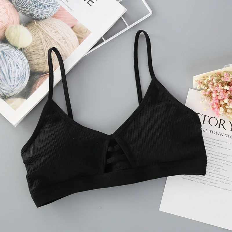 Soutien-gorge tubulaire en coton pour femmes, sous-vêtements sans couture, bralette sans fil, lingerie sexy, nouvelle collection