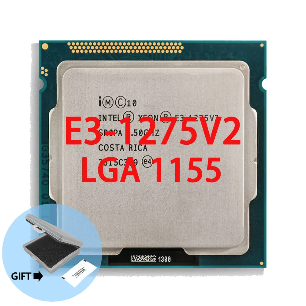 

Intel Xeon E3-1275V2 E3 1275 V2 CPU Processor 8M 77W 3.5 GHz Quad-Core LGA 1155