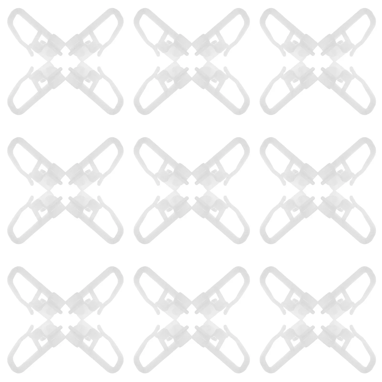 50Pcs Curtain Track Pulley Hooks Plastic Rail Silent Roller Sliding Replacement Parts Drapery Shower Bathroom Accessories