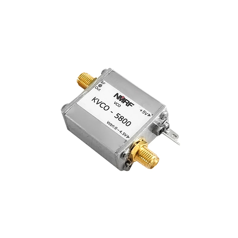 KVCO-5800 5.8GHz RF Microwave Voltage Controlled Oscillator VCO Sweep Signal Source Signal Generator with Aluminium Alloy Case