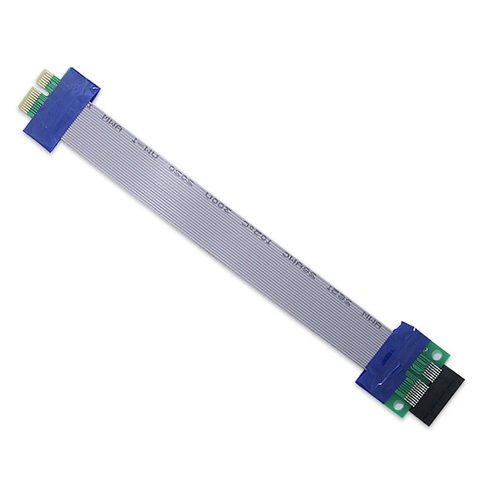 Kabel przedłużający PCIe 1X do 1X o długości 15 cm, elastyczny kabel rozszerzający PCIe PCI Express do karty graficznej