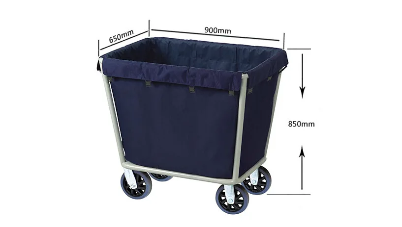 2025 Carrello per la pulizia della camera d'albergo dell'attrezzatura di servizio commerciale Carrello per la biancheria dell'hotel Caart