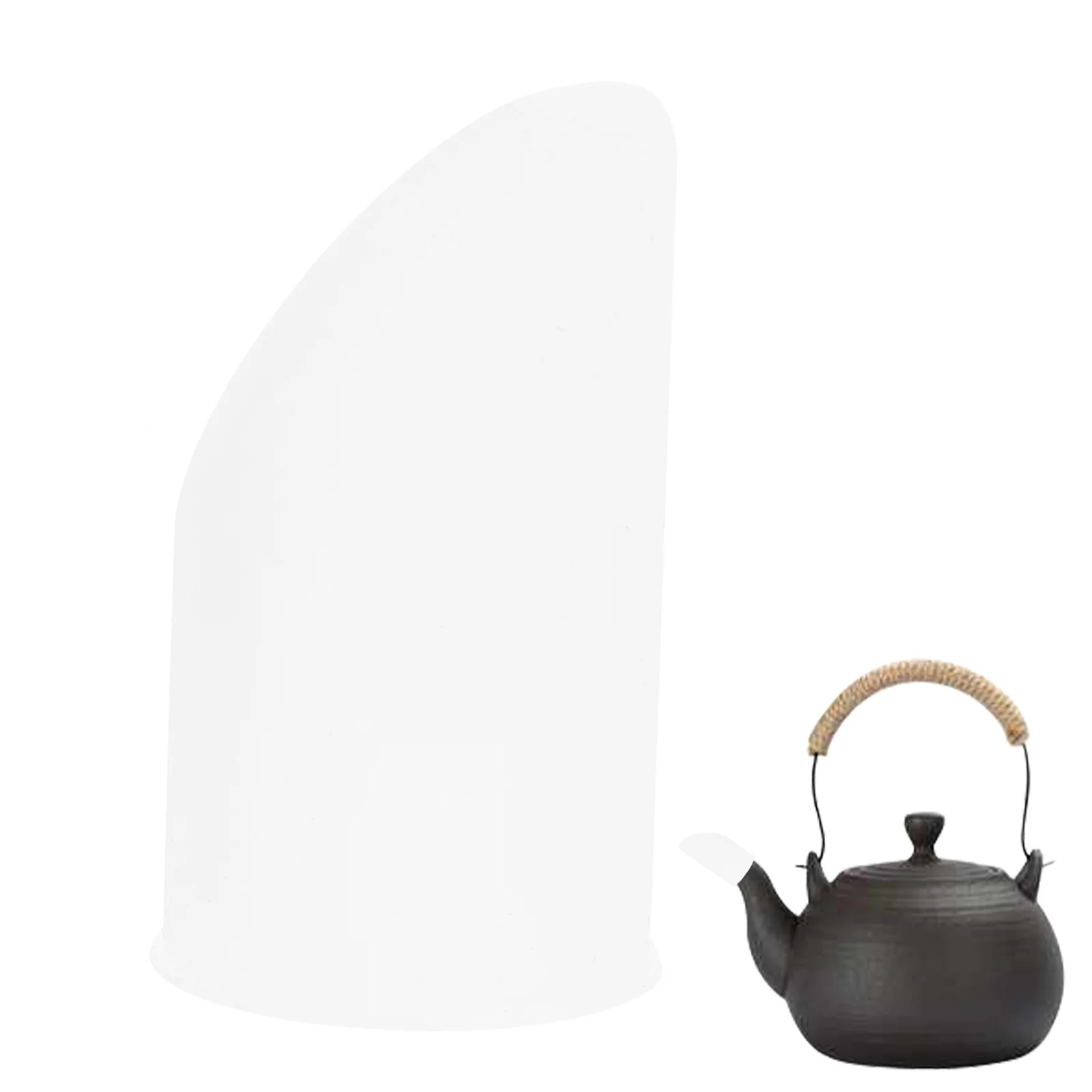

2 Pcs Spout Kettle Silicone Covers for Teapot White Accessories Kettles and Cups