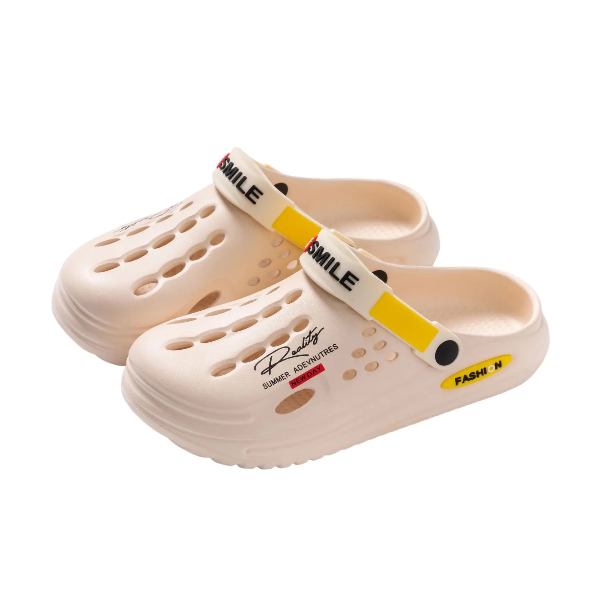 Sandalias de verano para hombre, zuecos, zapatillas EVA, suela suave, zapatillas de playa transpirables, zapatillas de casa para hombre, zapatillas antideslizantes para exteriores
