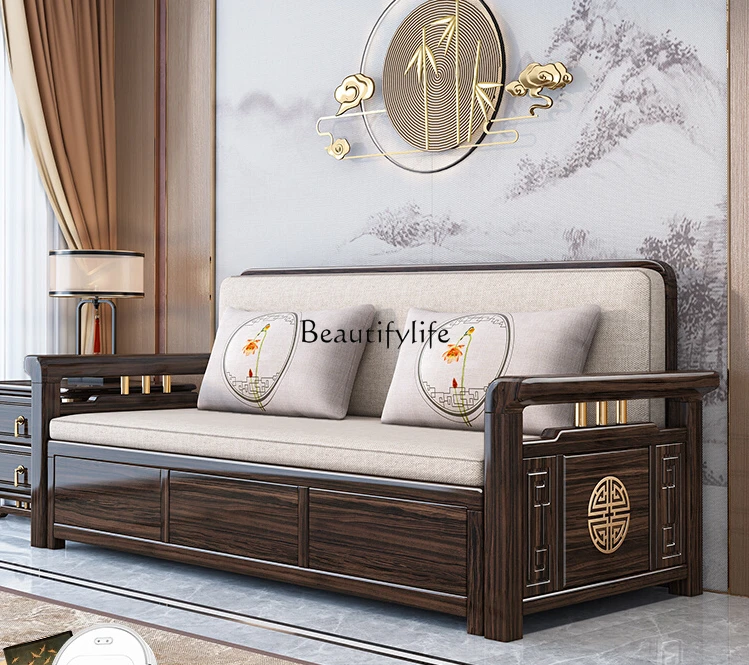 

LD33LD33Ugyen Wood Solid Wood Sofa Bed Multifunctional Foldable Dual-Use Double Telescopic Bed