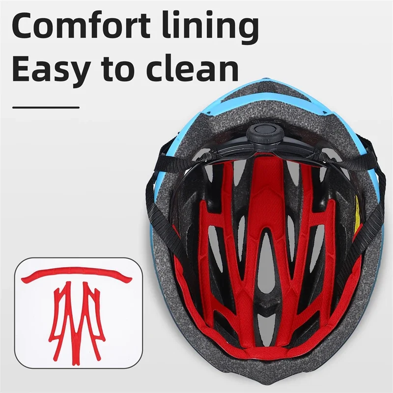 WEST BIKING Female Lightweight Helmet Road Racing Bike Gradient Color Helmet Skateboard Triathlon Integrated Men Safety Helmet