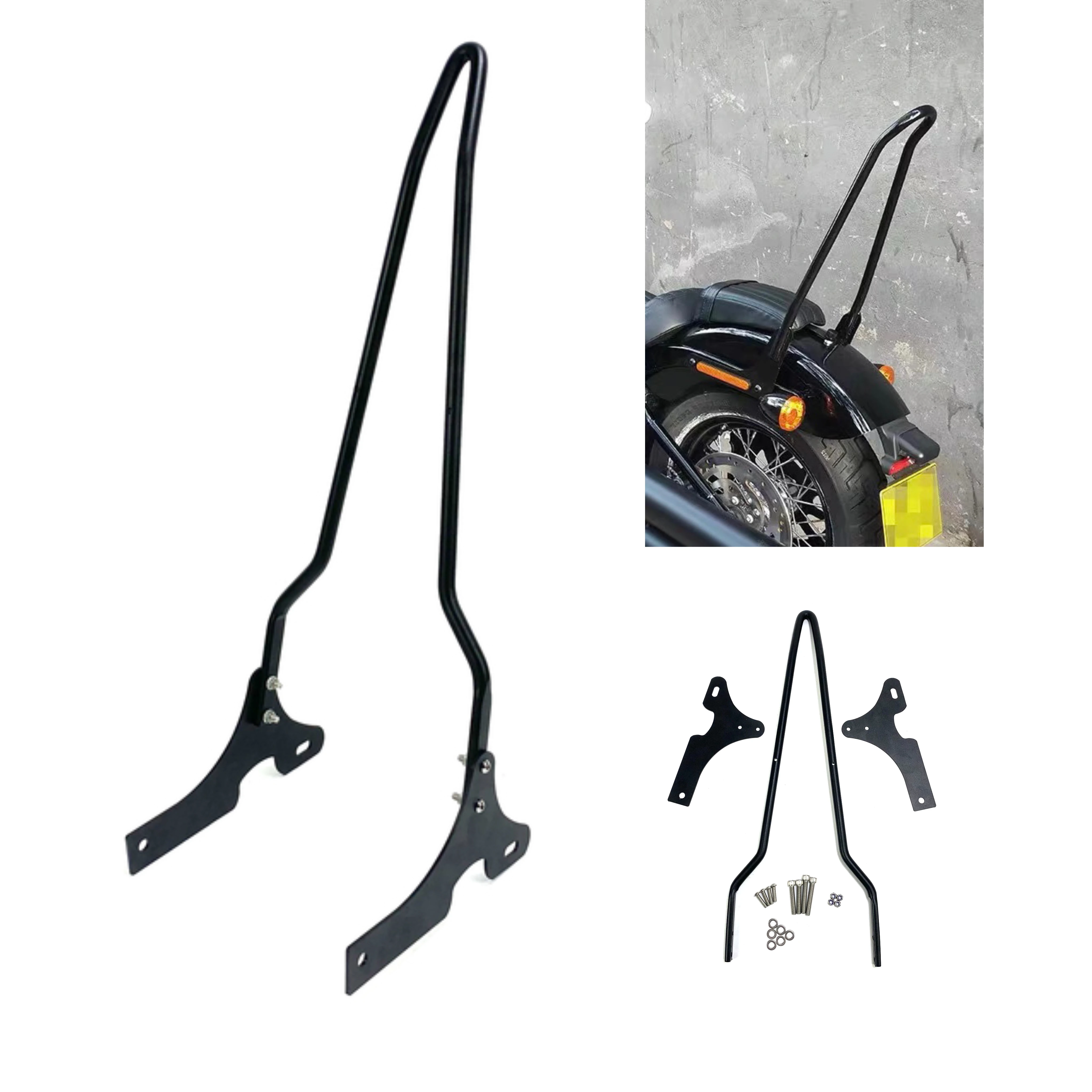 Oparcie pasażera motocykla, oparcie tylna siedziska do Harley Sportster XL883 XL1200 X48 V72 2003-2023 Superlow 883L 883 1200 72