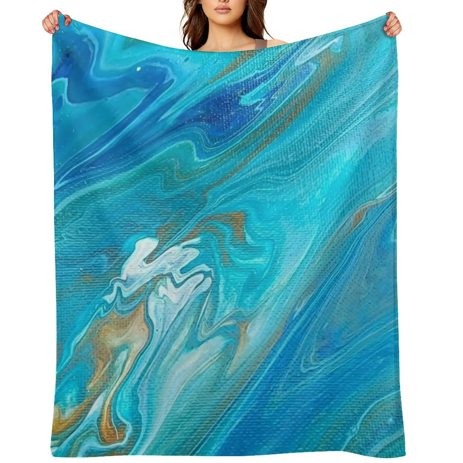 

Saturn Seas Throw Blanket Summer Beddings Sofa Throw Extra Large Throw Bed linens Blankets