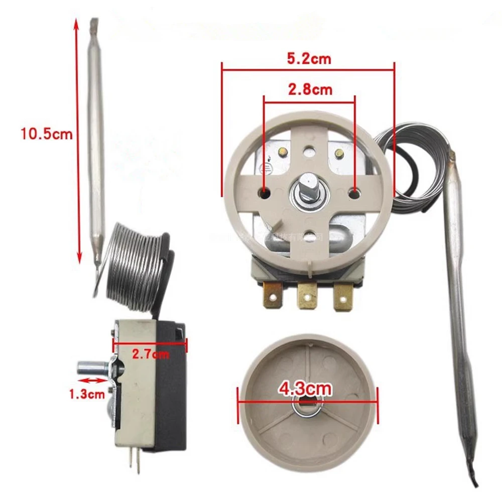 Thermostat for mechanical rotary controllers in refrigerators and freezers ±30℃ Sensor display cabinet fresh-keeping cabinet mai