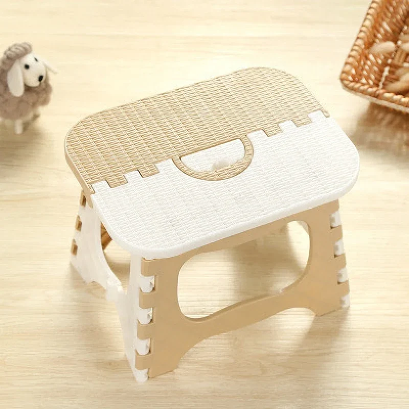 Camping Stool Outdoor Thickened Folding Stool Picnics Fishing Portable Plastic Foldable Stools High Load Bearing Durable Home