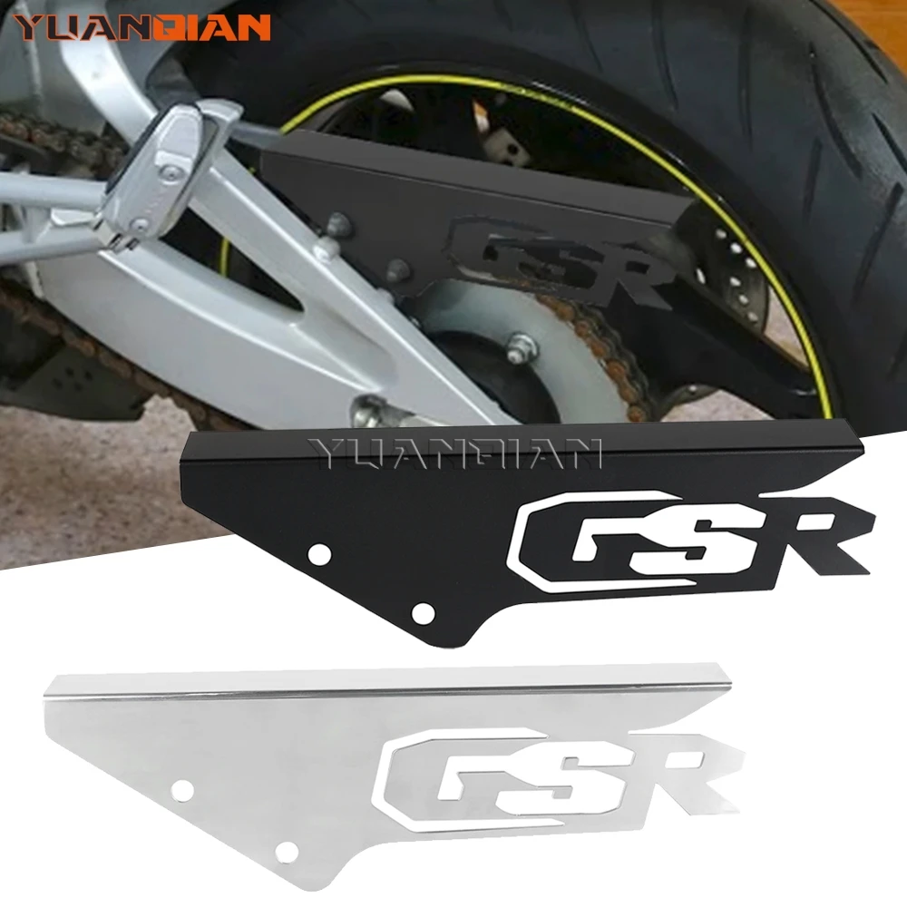 

For Suzuki GSR400 GSR600 GSR 400 600 2006-2017 Motorcycle Accessories CNC Rear Chain Guard Protector Sprocket Protective Cover
