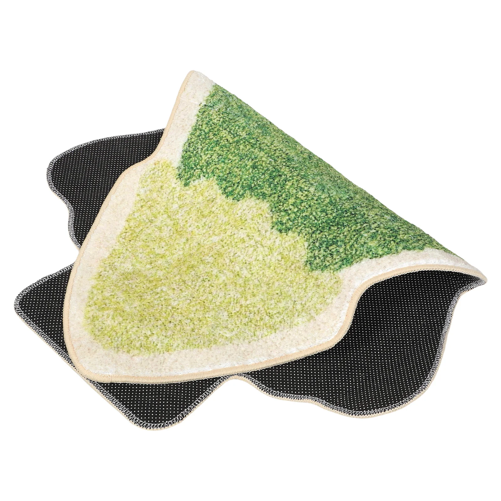 

Christmas Tree Shaped Non-Slip Soft Door Mat Washable Xmas Decorative Doormat for Bedroom Living Room Winter Holidays