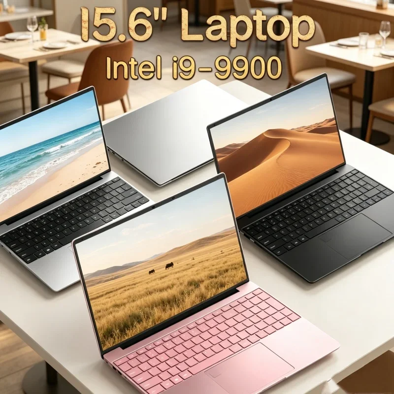 Work 15.6 Inch Laptop Intel Core I9-9900 Windows 11 32GB DDR4 M.2 2TB SSD Ultrabook Computer