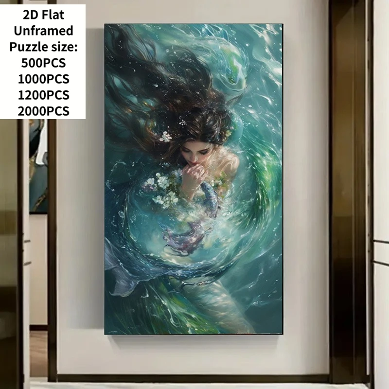 quebra-cabeca-de-500-1000-pecas-sereia-na-Agua-brinquedo-educacional-para-criancas-presente-de-natal