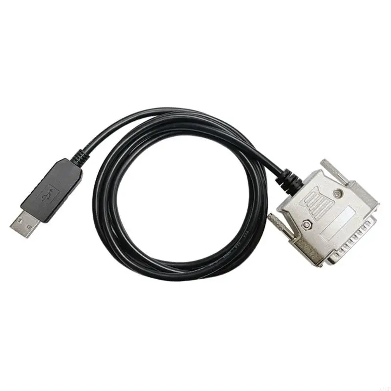 USB To DB25 RS232 Serial Connector Cable USB-DB25-MALE Cord For Old Printers K1KF