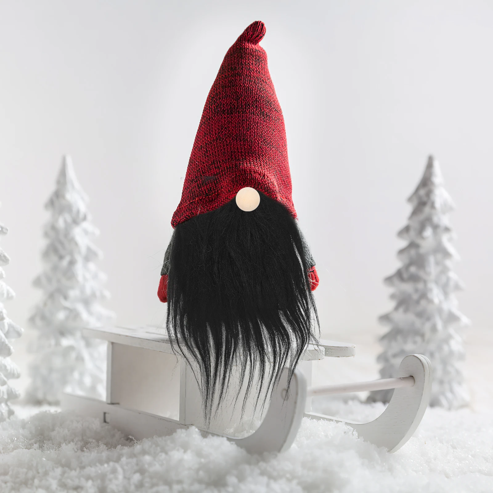 

Supplies Beard Hair Accessories Fake Artificial Gnome Beards for Crafting Precut White