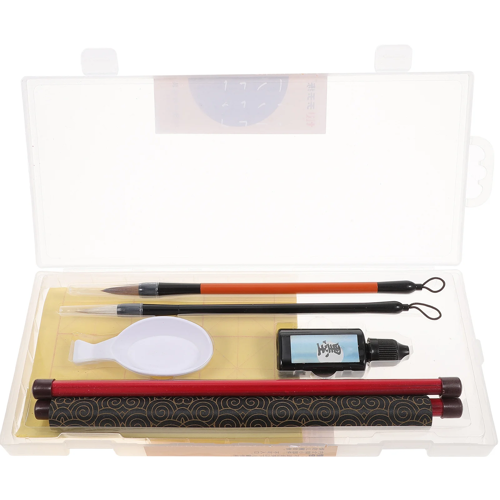 1 مجموعة الصينية المياه الكتابة القماش الخط ممارسة القلم فرشاة دائمة كتاب للمبتدئين الطلاب الفنانين المحمولة