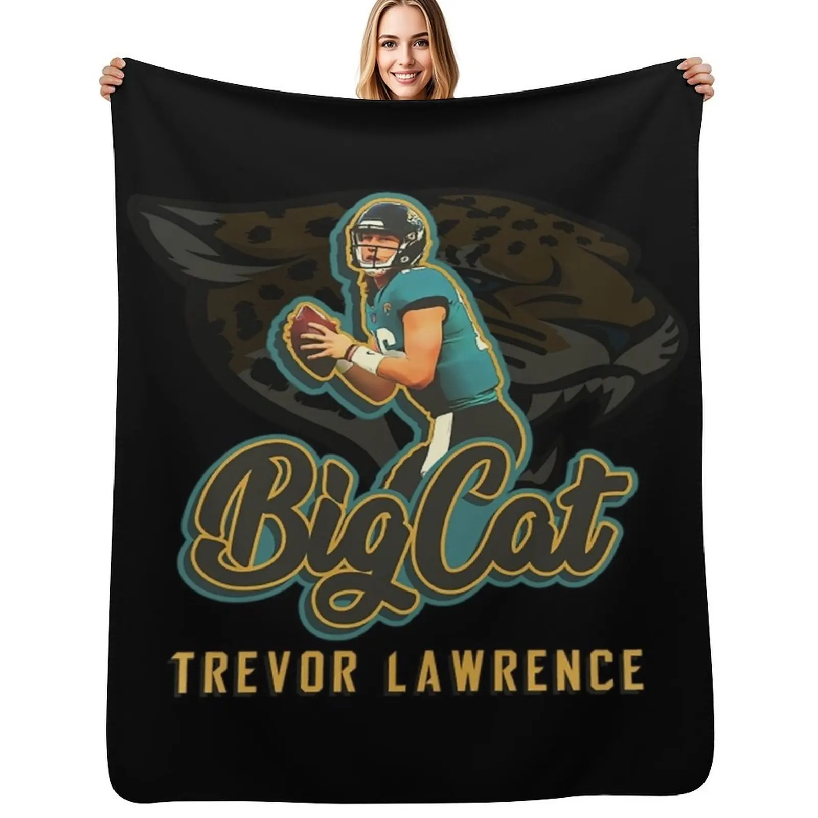 

Trevor Lawrence T-ShirtTrevor Lawrence_ Big Cat Throw Blanket Extra Large Throw Beach Luxury Throw Nap Blankets