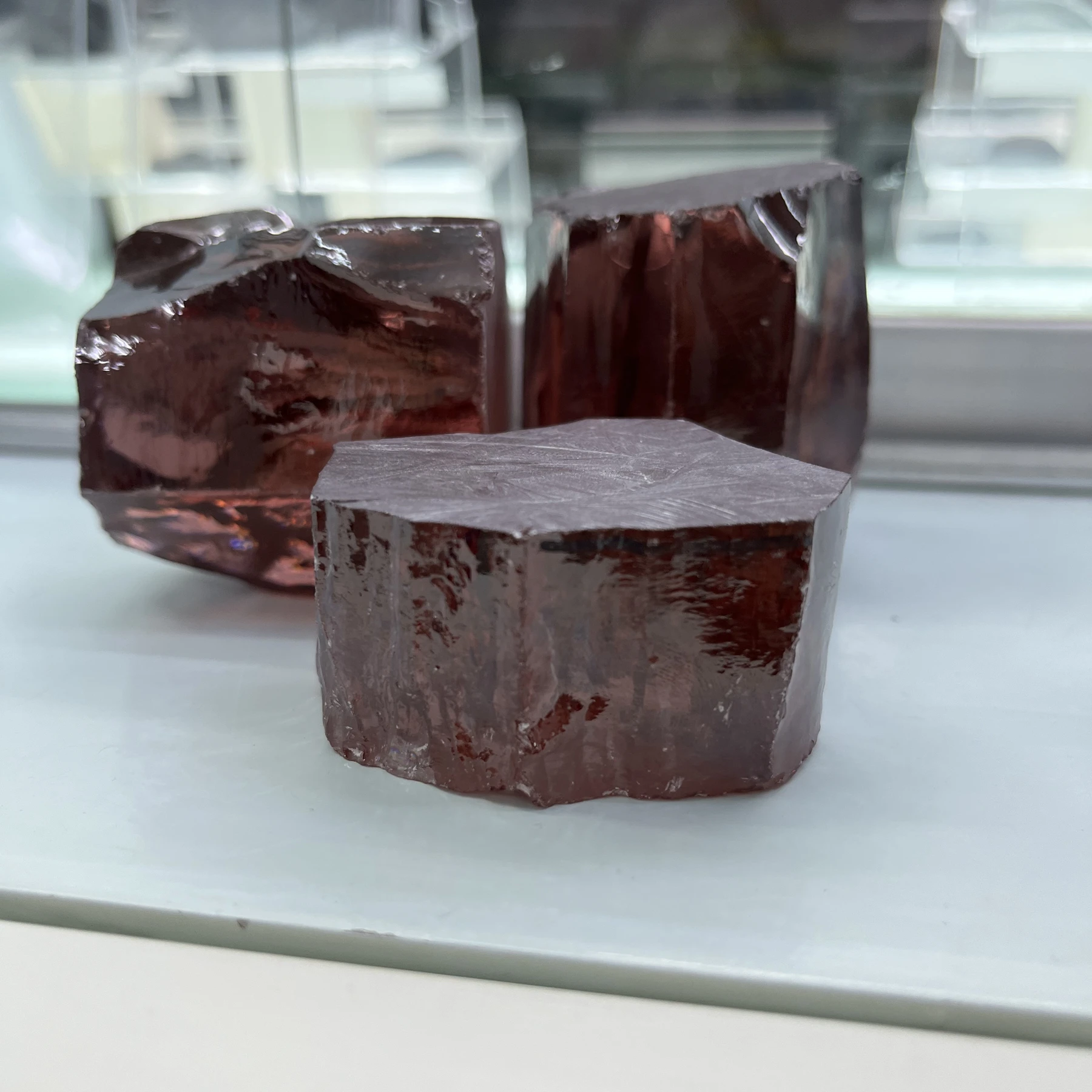 

200g/Lot China Synthetic Gemstone Raw CZ Mars Stone Rough Material For Gemstone Cutting