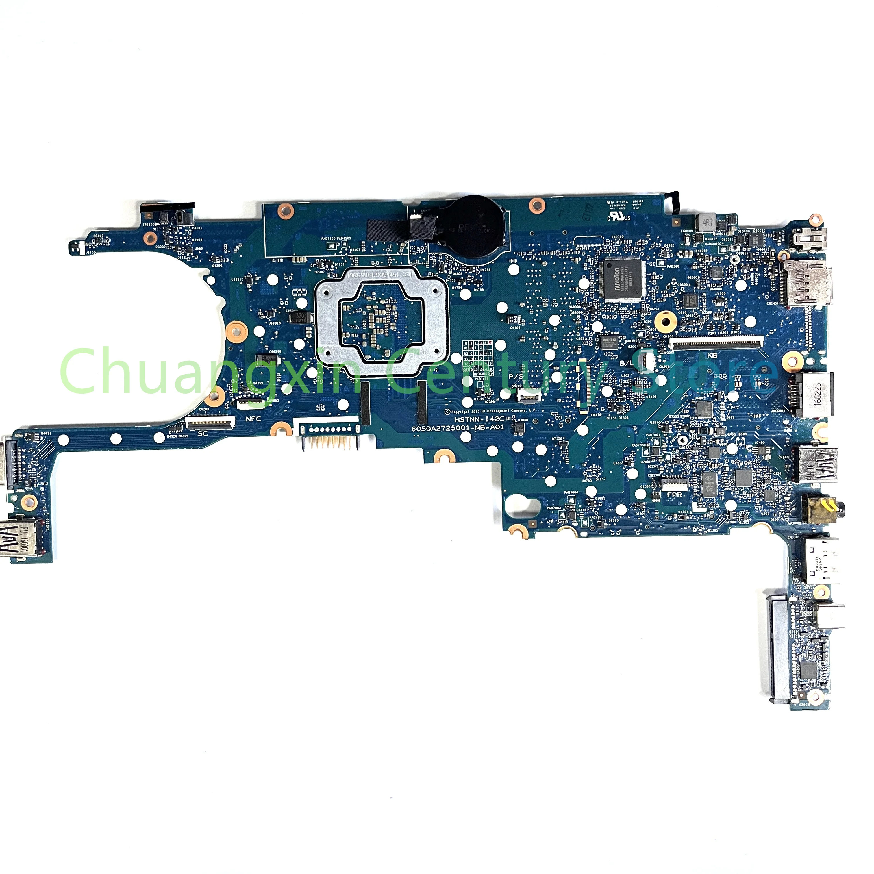 6050A 2725001 -MB-A01 6050A 2892301 -MB-A01 اللوحة الأم للكمبيوتر المحمول HP EliteBook 820 G3 مع وحدة المعالجة المركزية I5 I7-6th Gen 100% تم اختبارها بالكامل