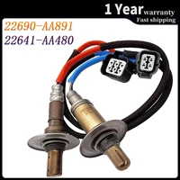 22690-AA891 22641-AA480 Sensor de oxígeno aguas arriba y abajo para Subaru Impreza Legacy Forester 2.0L 2005-2015 22690AA891 22641AA480