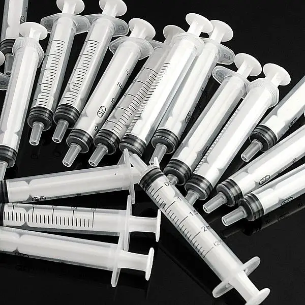 5/10/20/50/100 Pcs 2.5ml Liquid Nutrient Syringe Reusable Measuring Tools Plastic Syringe For Animal Food Feeding Experiments