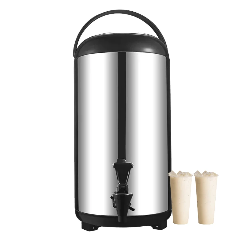

Professional Bubble Tea Equipment Stainless Steel Milk Tea Insulation Bucket for Milk Tea Shop