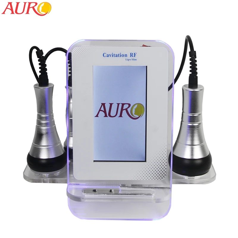 AURO 3 in 1 Ultrasonic 40K Cavitation RF Radio Frequency Body Shaper Weight Loss Slimming Anti-Wrinkle Beauty Machine for Spa