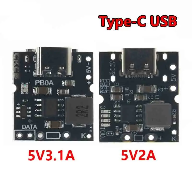 Модуль-повышающего-преобразователя-напряжения-type-c-usb-5В-2А-с-защитой-от-перезаряда-литиевых-аккумуляторов-и-led-дисплеем-для-diy-зарядных-устройств
