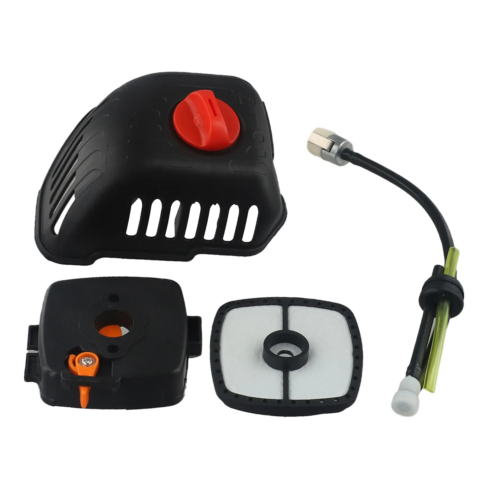 Sleek Design of the Air Filter Cover & Cleaning Case Fits Perfectly on the 215 Model Alongside Necessary Fuels Lines