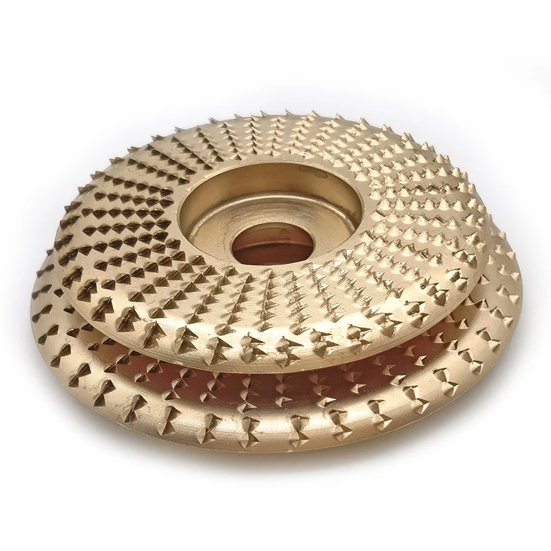 1 pz Plat-Arc molatura del legno mola per lucidatura disco rotante levigatura strumento per intaglio utensili a disco abrasivo per smerigliatrice angolare foro da 4 pollici