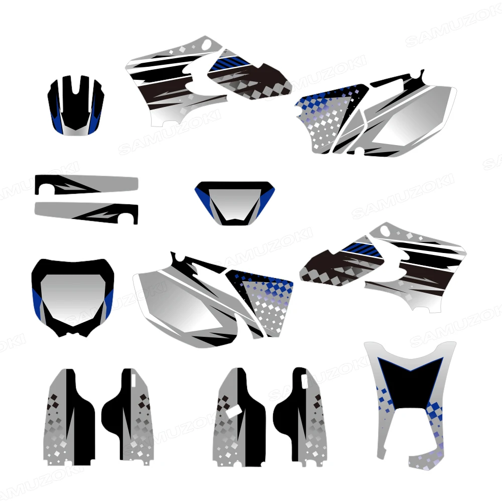 

Motocross Deco Sticker Graphics Decals Stickers Background Fit for Yamaha WR250F WR450F WR 250F 450F 2005 2006