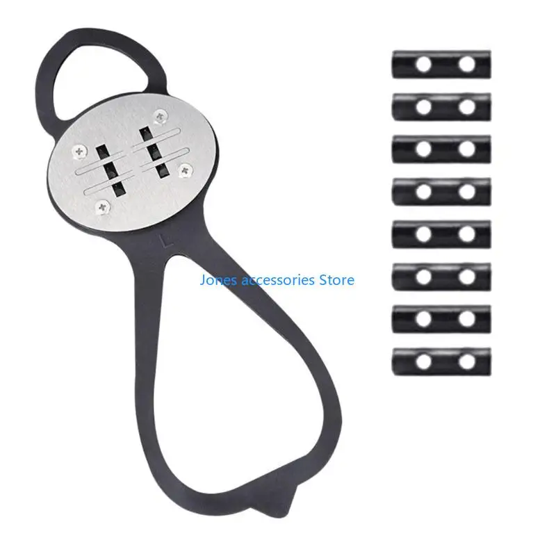 

W8KD Сверхмощные бахилы Силиконовые металлические бахилы Защитное снаряжение улучшает сцепление с грунтом для мотоциклистов и